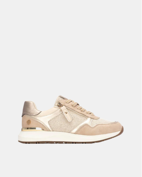 Zapatillas Bajas Mujer XTI Beige 144219