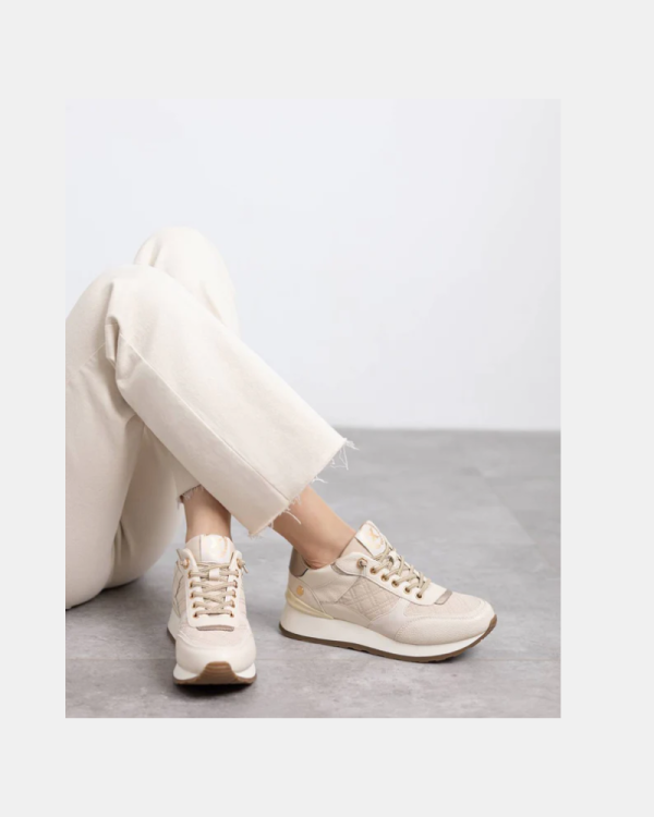 Zapatillas Bajas Mujer XTI Beige 144209