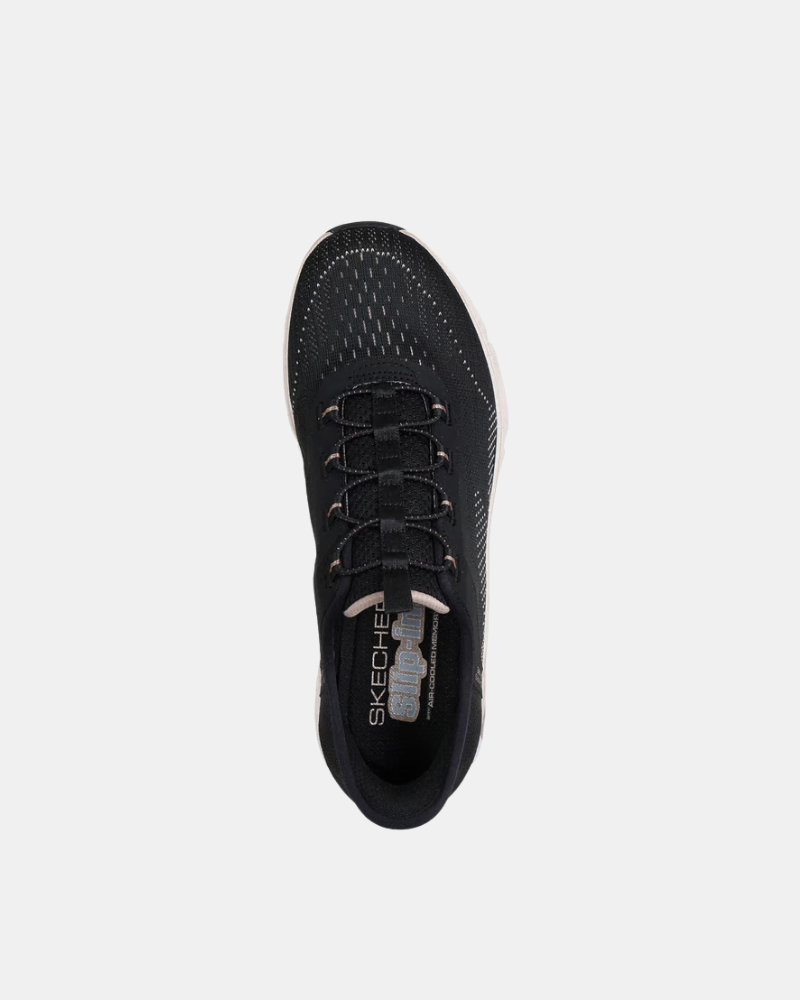 Sapatilhas Baixas Mulher SKECHERS Preto 104610 GLIDE STEP GRATIFY