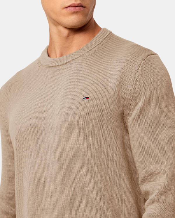  Jersey Manga larga Hombre TOMMY HILFIGER Taupe DM0DM21787