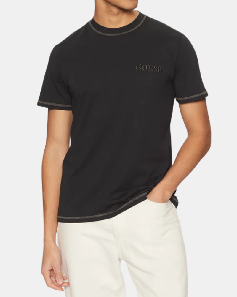  Camisetas Manga corta Hombre GUESS Negro U5RI01 KCAM1