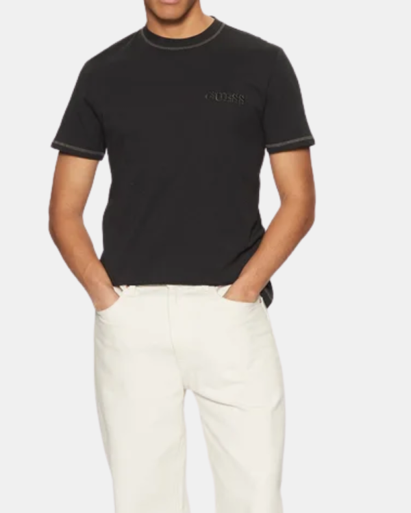  Camisetas Manga corta Hombre GUESS Negro U5RI01 KCAM1