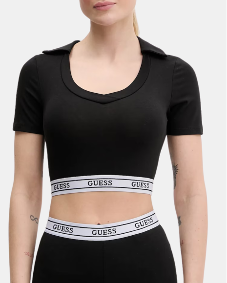 Roupa Interior Manga Curta Mulher GUESS Preto V5GP07 KCSA2
