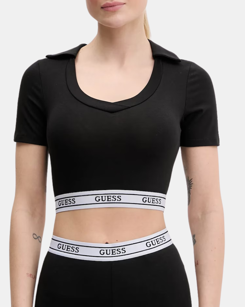 Roupa Interior Manga Curta Mulher GUESS Preto V5GP07 KCSA2