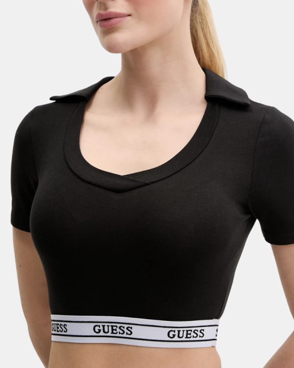  Ropa interior Manga corta Mujer GUESS Negro V5GP07 KCSA2
