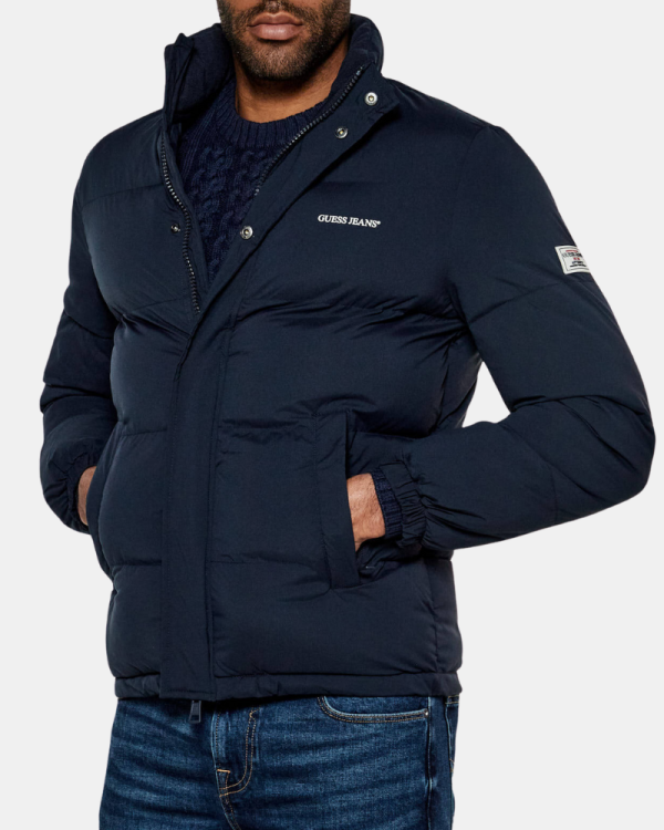  Abrigos Manga larga Hombre GUESS Azul M4BL20 WGII2