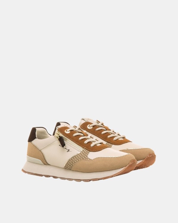 Zapatillas Bajas Mujer MUSTANG Beige 60391 JOGGO