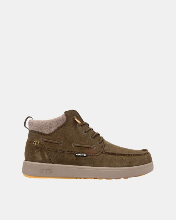 Botines Bajos Hombre Walkin Pitas Verde KENT