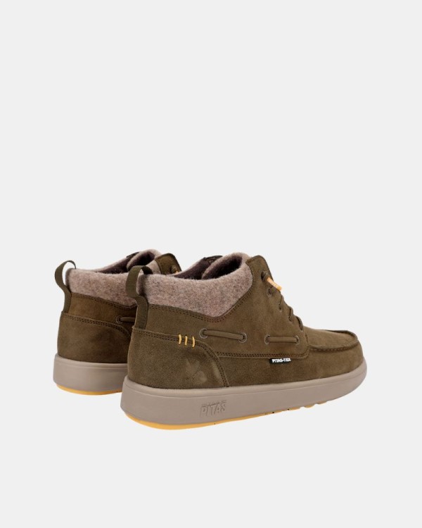 Botines Bajos Hombre Walkin Pitas Verde KENT