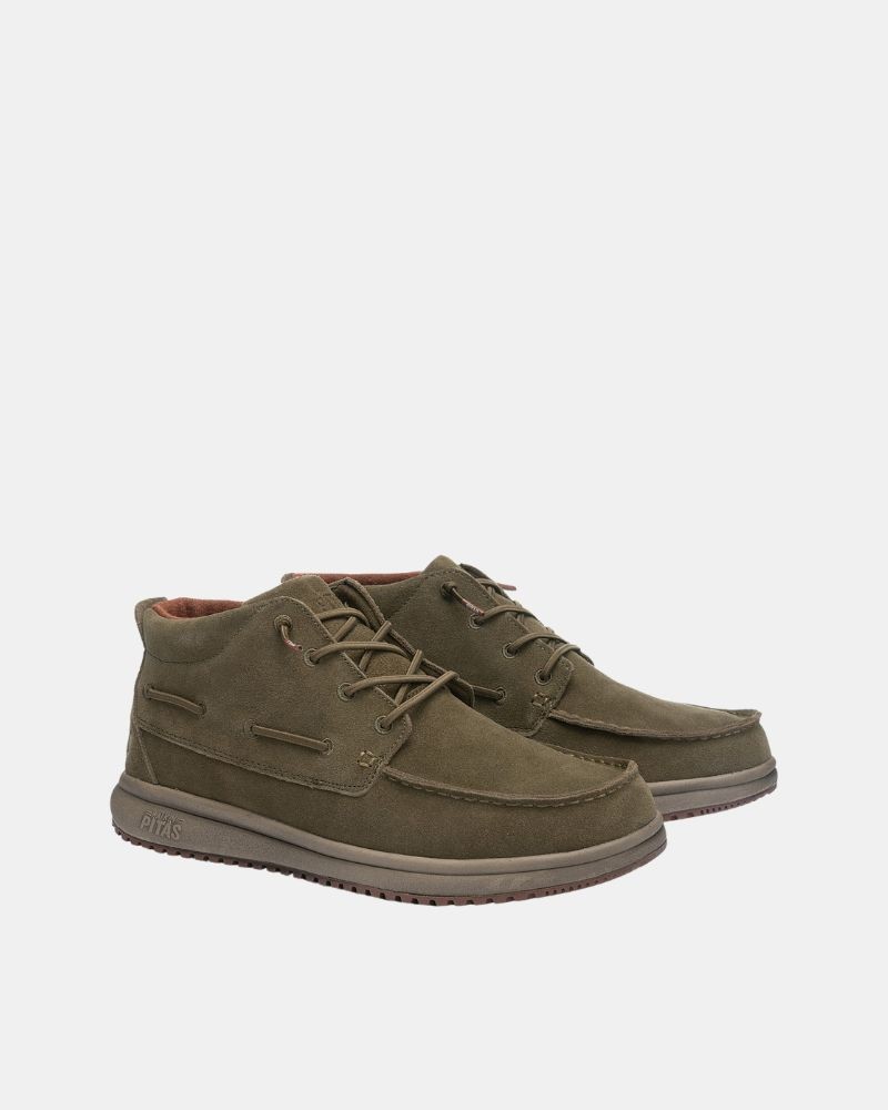 Botines Bajos Hombre Walkin Pitas Verde TIMOR