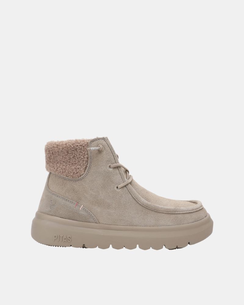 Botas Baixas Mulher Walkin Pitas Bege BERNA