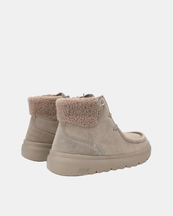 Botas Baixas Mulher Walkin Pitas Bege BERNA