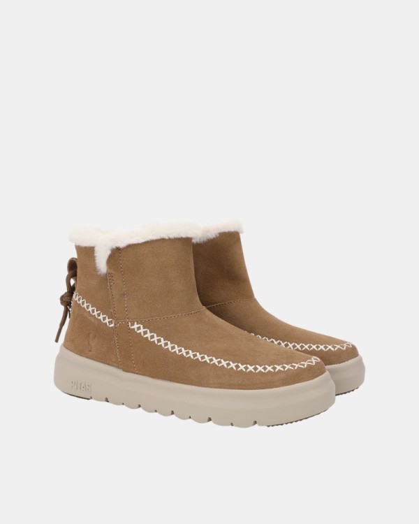 Botas Baixas Mulher Walkin Pitas Castanho DALE