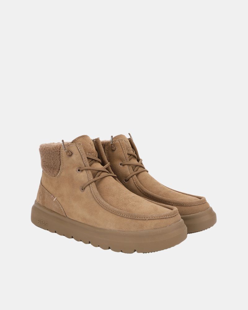Botines Bajos Mujer Walkin Pitas Marrón BERNA