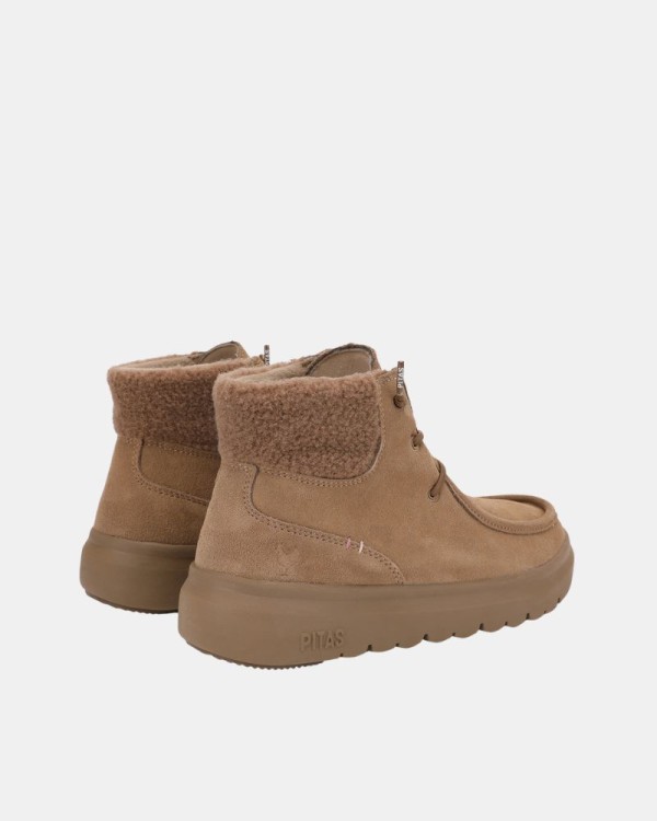 Botines Bajos Mujer Walkin Pitas Marrón BERNA