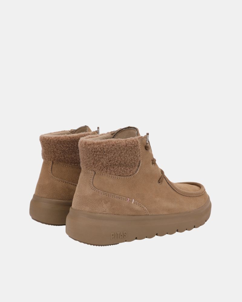 Botines Bajos Mujer Walkin Pitas Marrón BERNA
