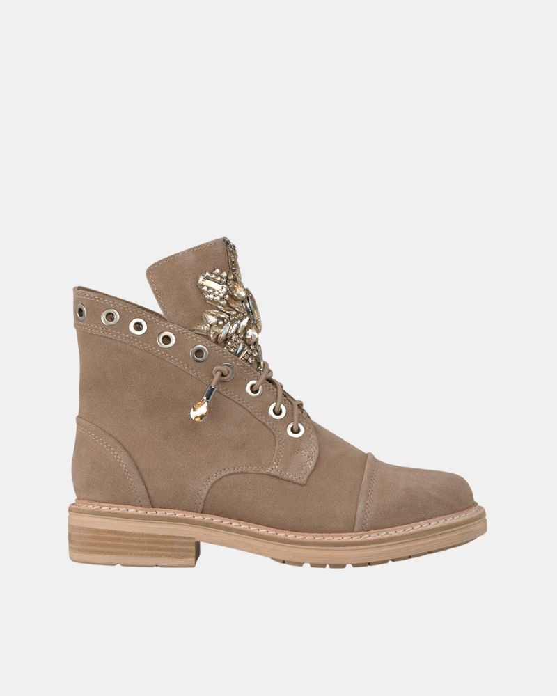  Botines Bajos Mujer ALMA EN PENA Beige I251001