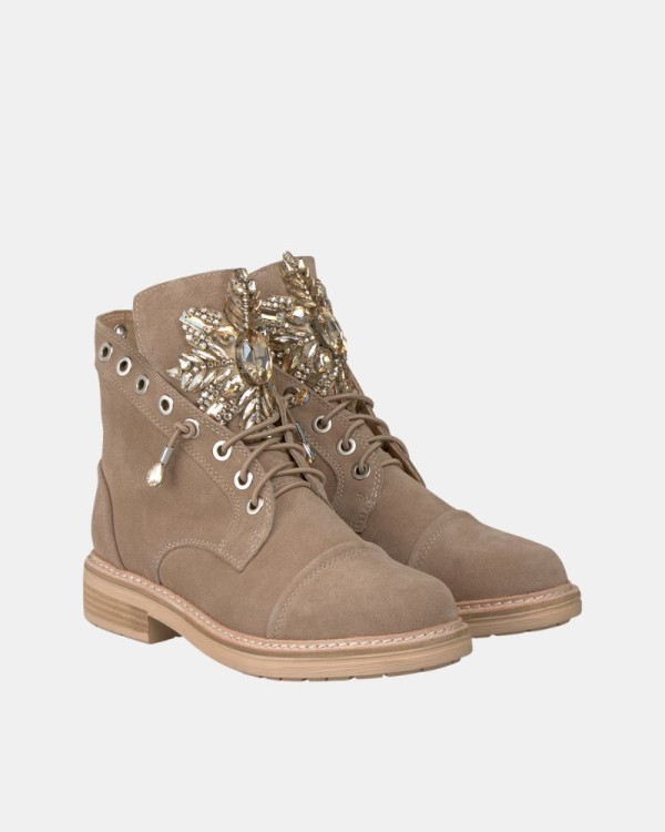  Botines Bajos Mujer ALMA EN PENA Beige I251001