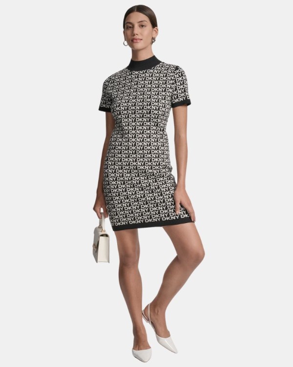  Vestidos  Manga corta Mujer DKNY Negro DJ5R0911