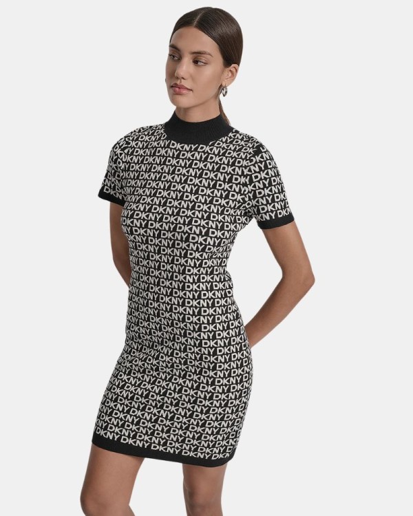 Vestidos Manga Curta Mulher DKNY Preto DJ5R0911