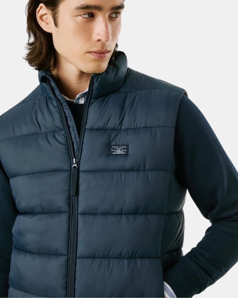 Casaco Homem PEPE JEANS Azul PM4027189 PUFFER
