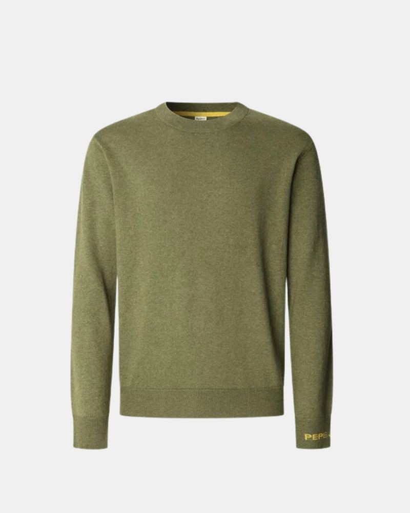  Jersey Manga larga Hombre PEPE JEANS Verde PM7000013 ANDRE CREW NECK