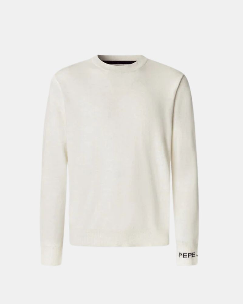  Jersey Manga larga Hombre PEPE JEANS Beige PM7000013 ANDRE CREW NECK