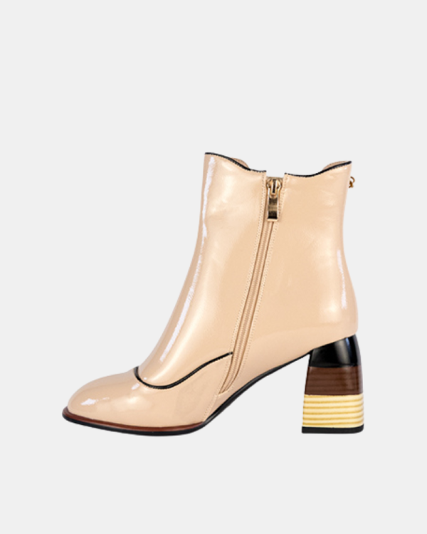 Botins Mulher RockAway Bege 84563