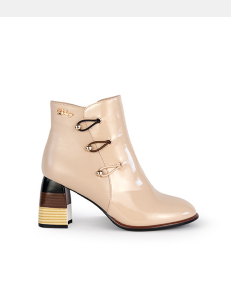 Botins Mulher RockAway Bege 84558
