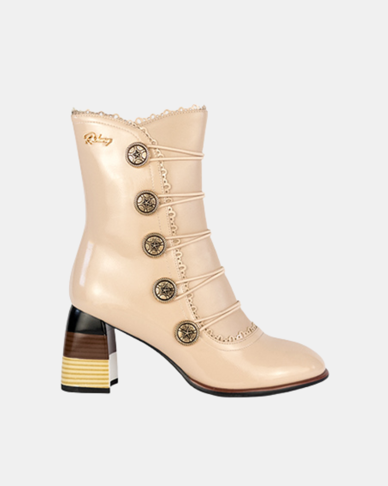  Botines Mujer RockAway Beige 84556