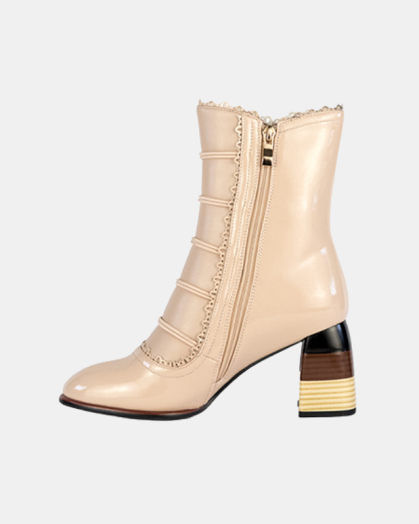  Botines Mujer RockAway Beige 84556