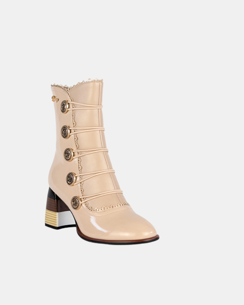  Botines Mujer RockAway Beige 84556