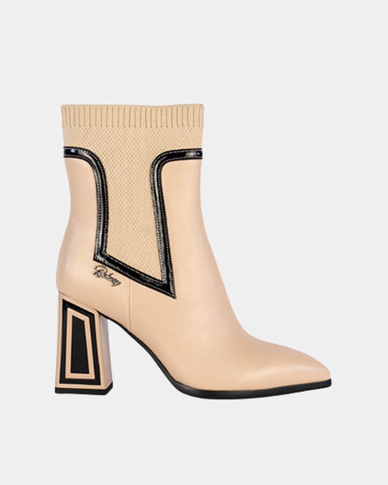 Botins Mulher RockAway Bege 84577