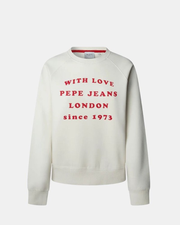 T-shirt Manga comprida Mulher PEPE JEANS Branco PL5800011 BEL