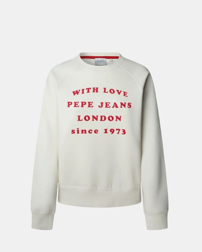 T-shirt Manga comprida Mulher PEPE JEANS Branco PL5800011 BEL