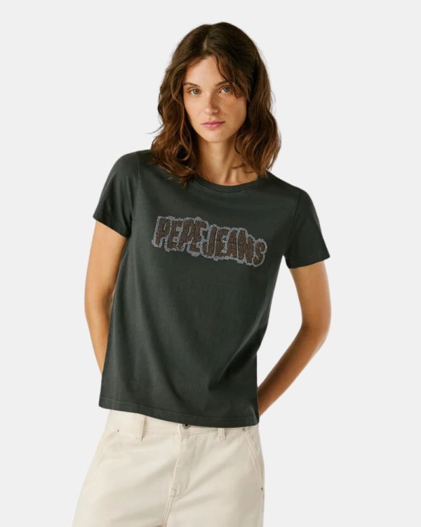  Camisetas Manga corta Mujer PEPE JEANS Gris PL5000052 BERI