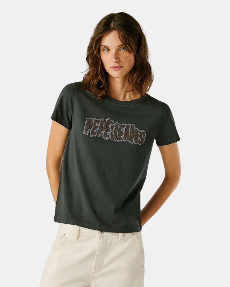  Camisetas Manga corta Mujer PEPE JEANS Gris PL5000052 BERI