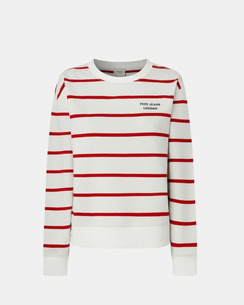  Jersey Manga larga Mujer PEPE JEANS Rojo PL5800020 BIENNA