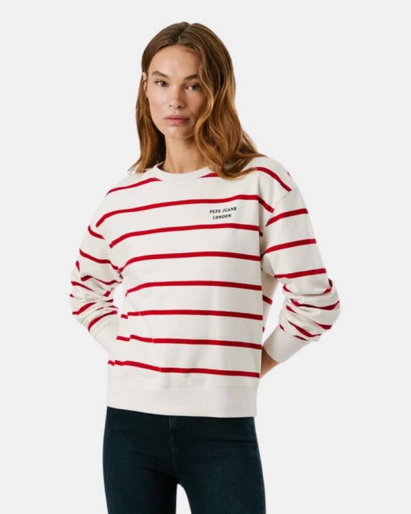  Jersey Manga larga Mujer PEPE JEANS Rojo PL5800020 BIENNA