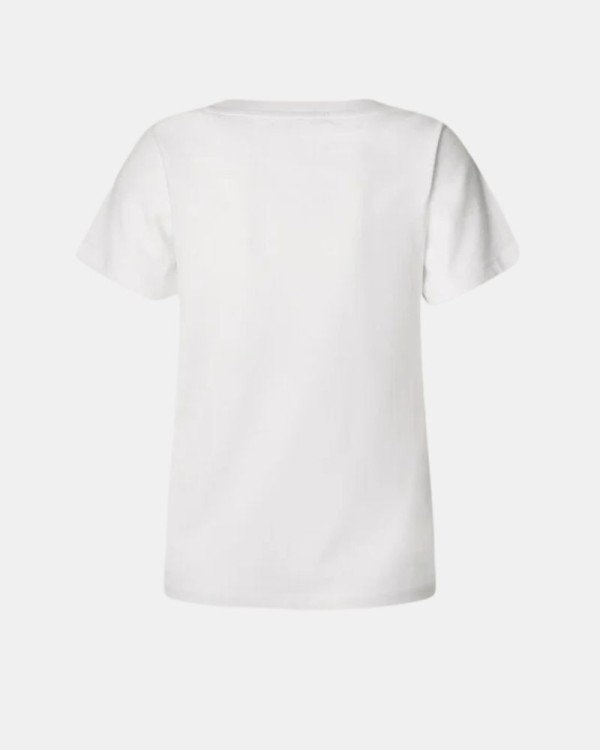 T-shirts Manga curta Mulher PEPE JEANS Branco PL5000052 BERI