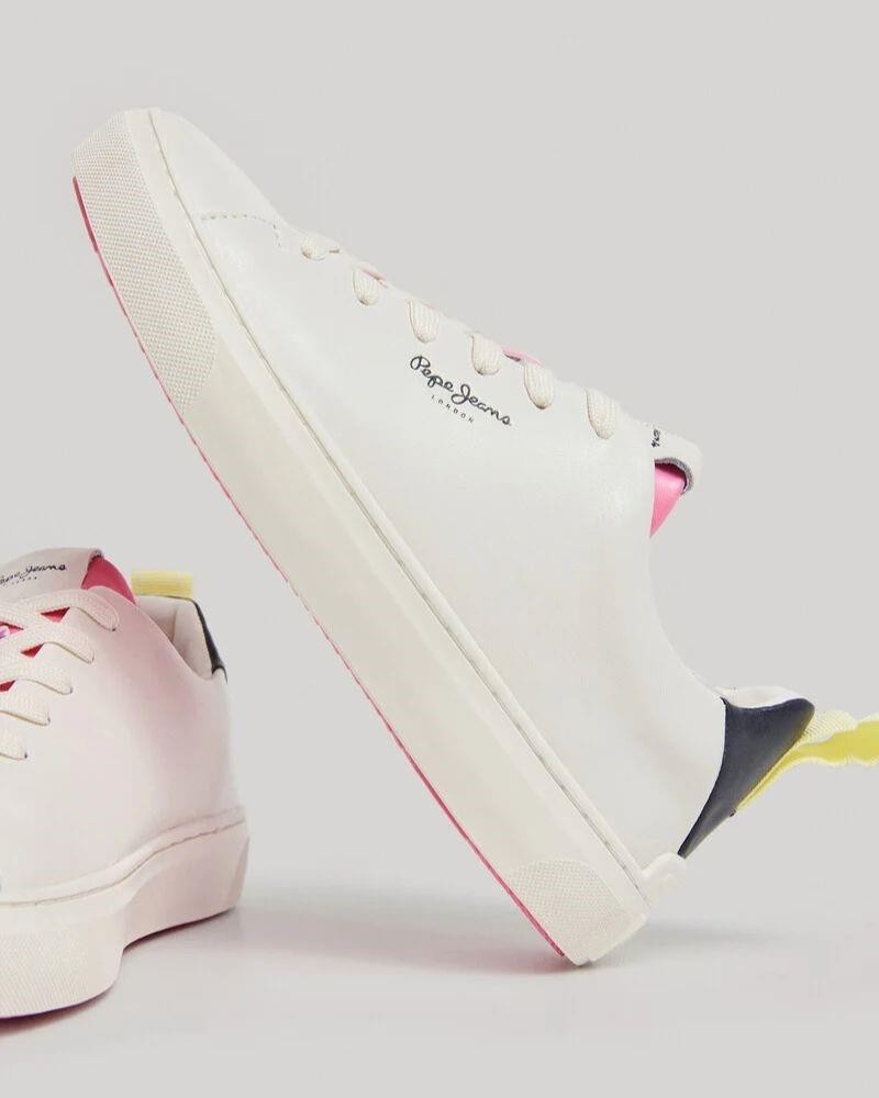 Sapatilhas Mulher PEPE JEANS Branco PLS00005 CAMDEN ACTION W