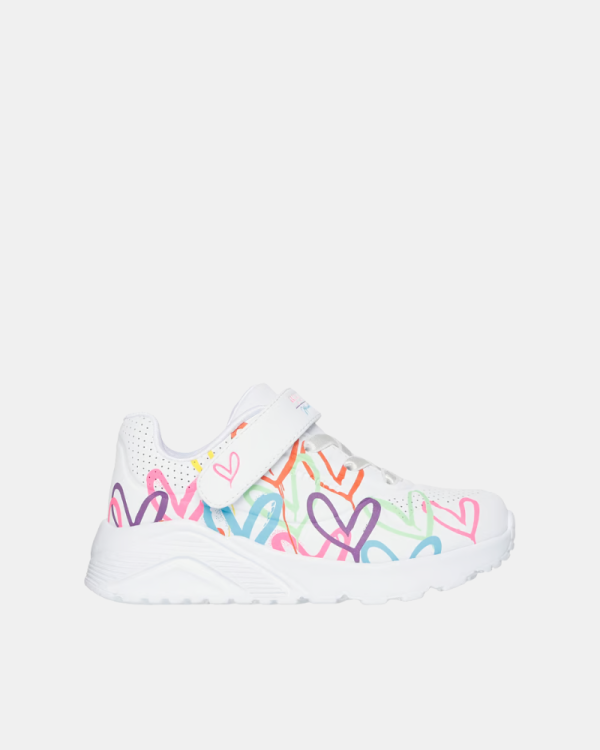 Sapatilhas Infantil SKECHERS Branco 314078N UNO LITE LOVE LEVITATE