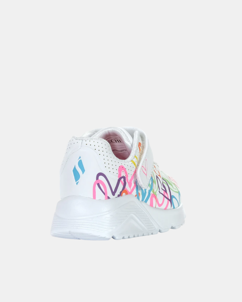 Sapatilhas Infantil SKECHERS Branco 314078N UNO LITE LOVE LEVITATE