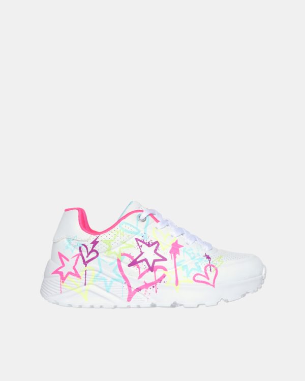  Zapatillas Infantil SKECHERS Blanco 310391L UNO LITE MY DRIP