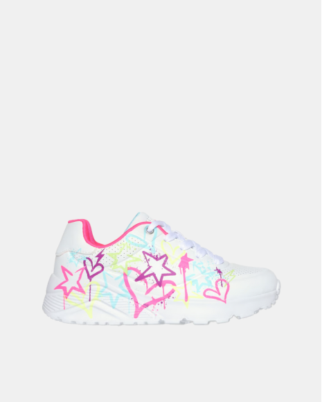 Zapatillas Infantil SKECHERS Blanco 310391L UNO LITE MY DRIP