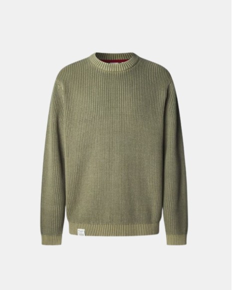  Jersey Manga larga Hombre PEPE JEANS Verde PM7000022 PARKER CREW