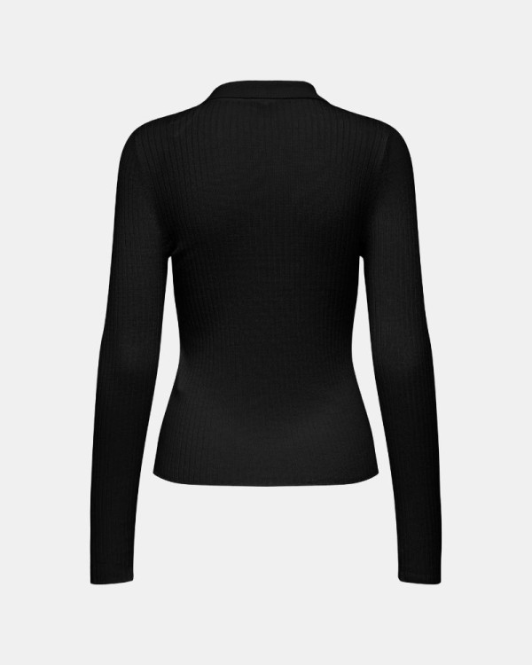 T-shirts Manga comprida Mulher ONLY Preto 15360321 MILA