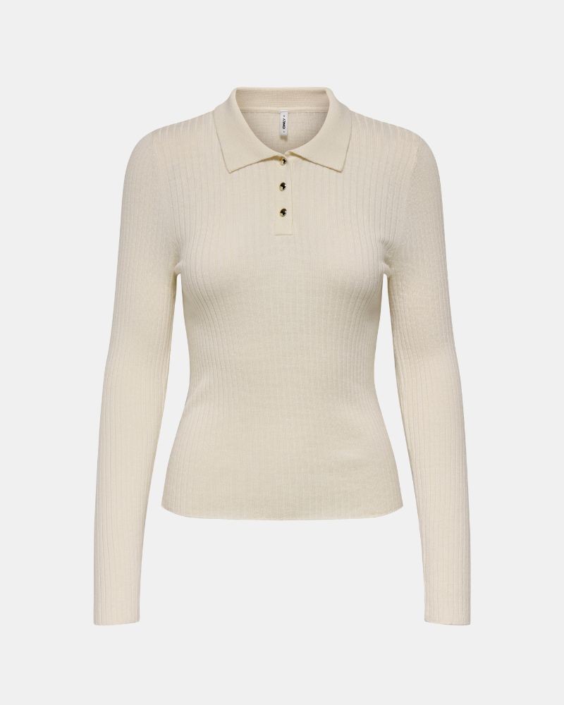  Camisetas Manga larga Mujer ONLY Beige 15360321 MILA