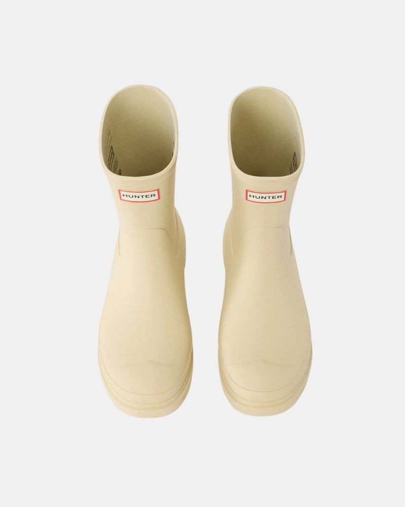 Botas Botas de água Mulher Hunter Beige HFRU0002251 DOWNPOUR SHORT