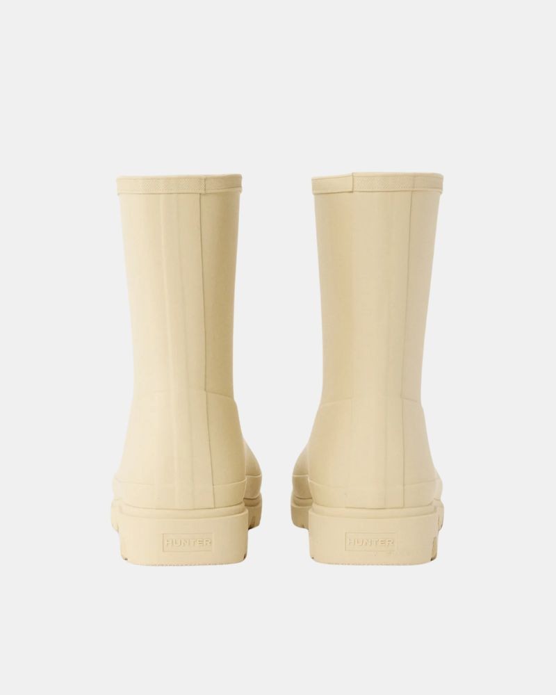 Botas Botas de água Mulher Hunter Beige HFRU0002251 DOWNPOUR SHORT